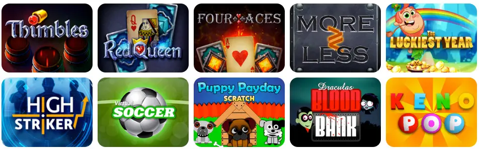 Jeux en ligne WinSpark Casino