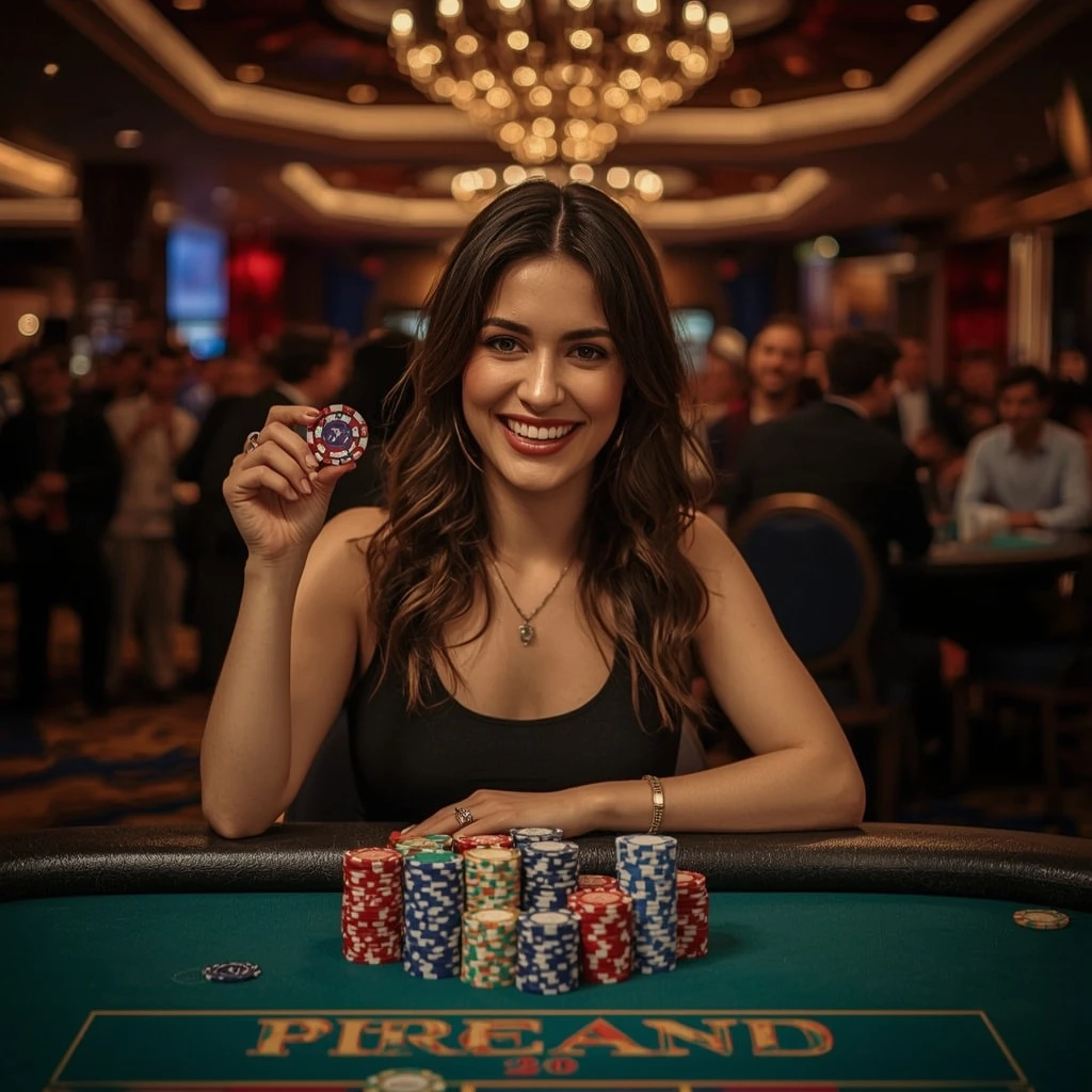 bonus dans les mains de l'homme au casino WinSpark Casino
