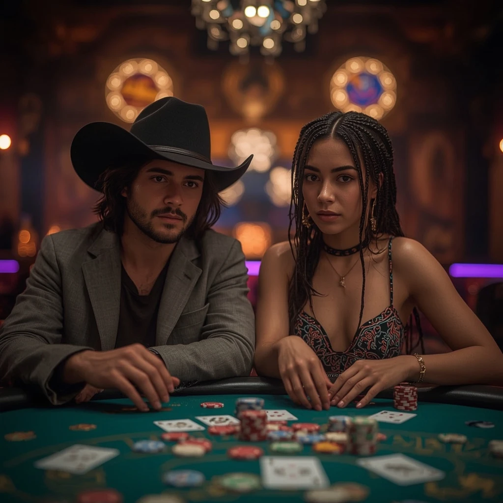 photo de deux joueurs de poker WinSpark Casino